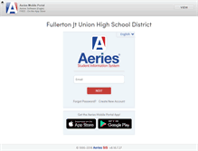 Tablet Screenshot of mystudent.fjuhsd.net